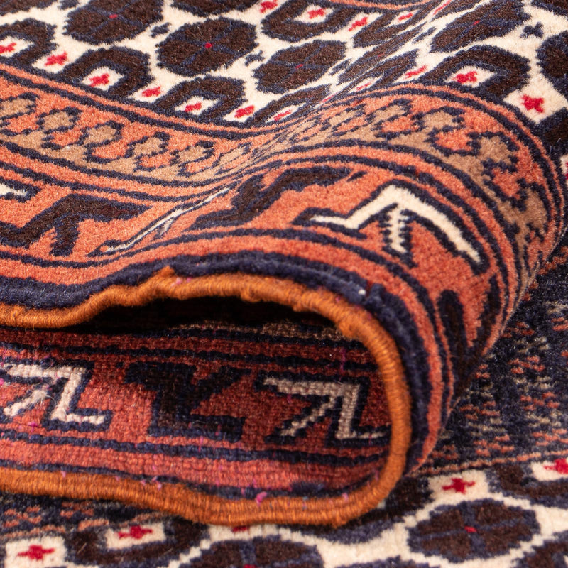 Tapis Belutsch - Tapis de prière - 138 x 95 cm - rouille