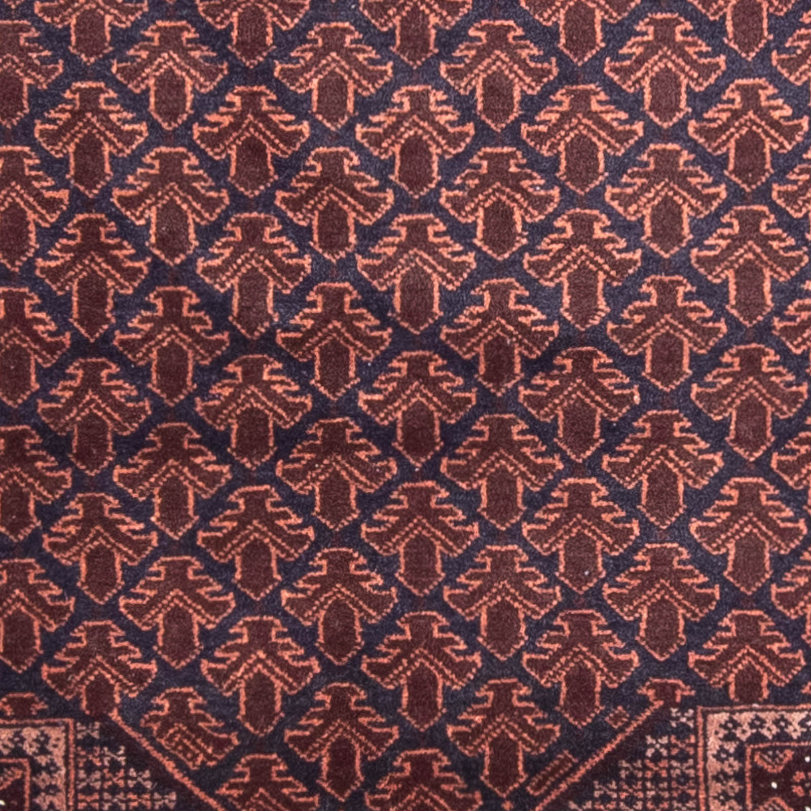 Tapis Belutsch - Tapis de prière - 138 x 93 cm - bleu foncé