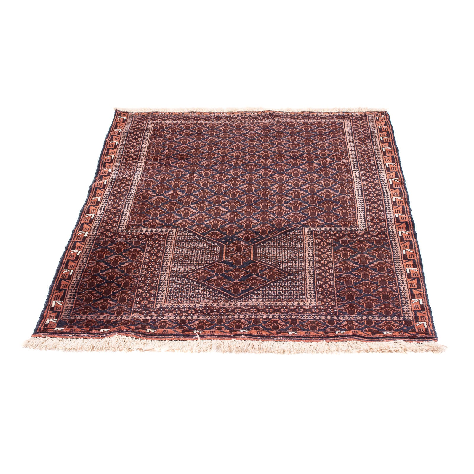 Tapis Belutsch - Tapis de prière - 138 x 93 cm - bleu foncé
