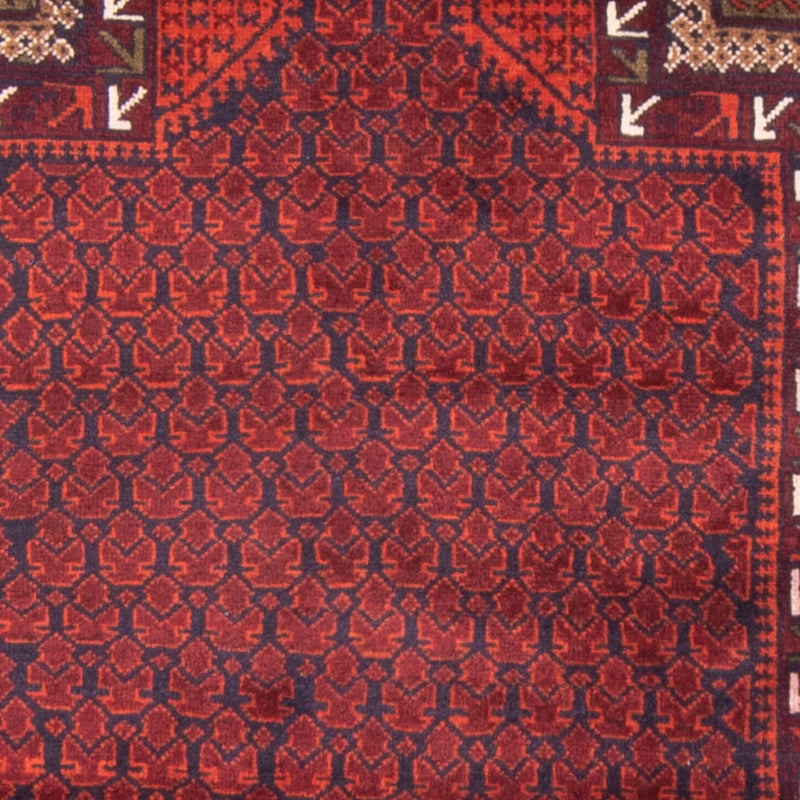 Tapis Belutsch - Tapis de prière - 150 x 96 cm - rouge