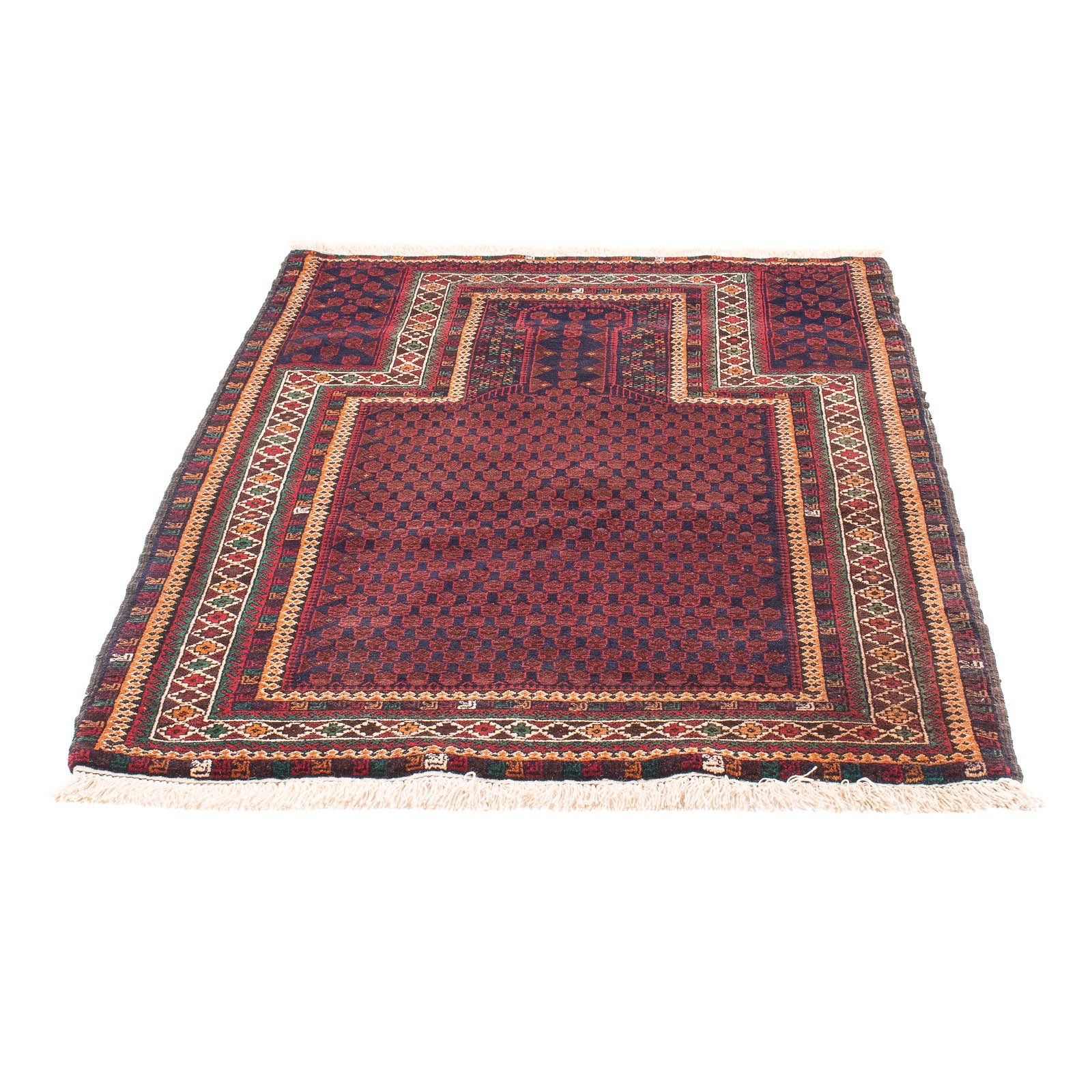 Tapis Belutsch - Tapis de prière - 147 x 96 cm - bleu