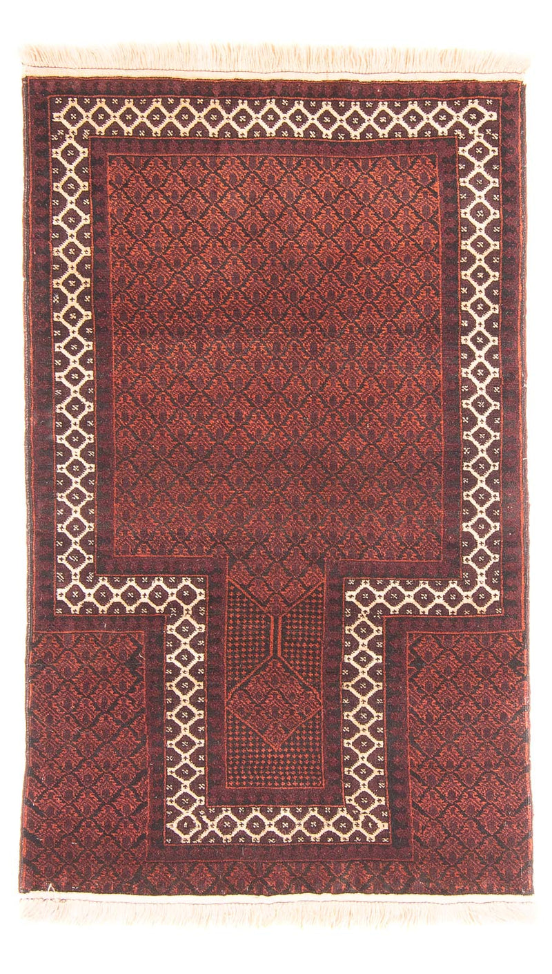Tapis Belutsch - Tapis de prière - 142 x 85 cm - rouge