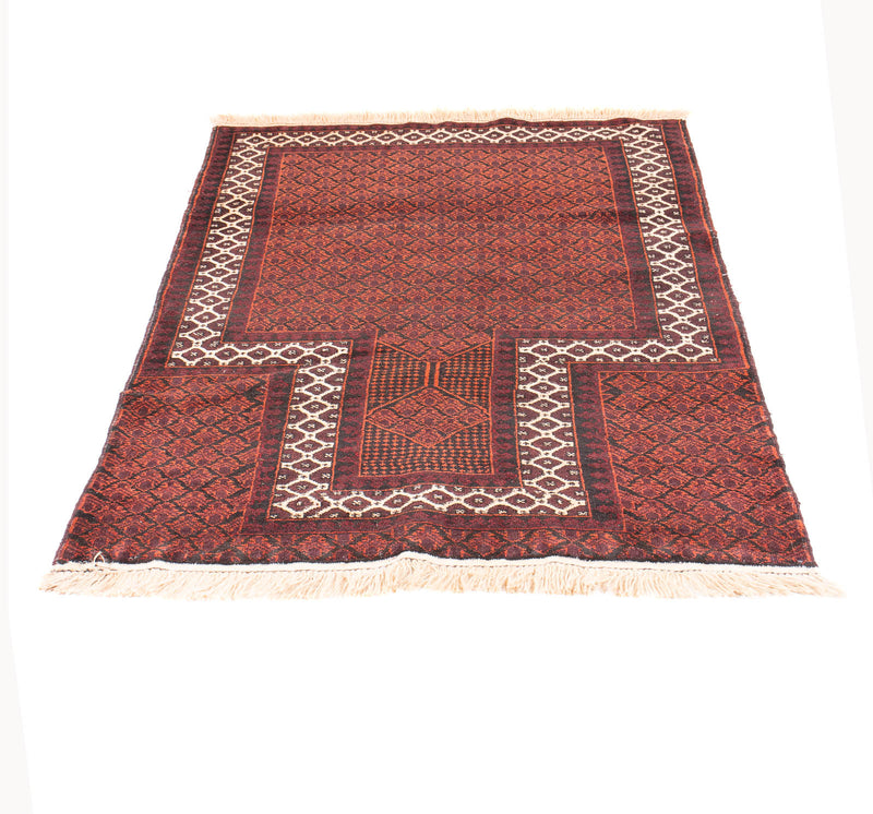 Tapis Belutsch - Tapis de prière - 142 x 85 cm - rouge