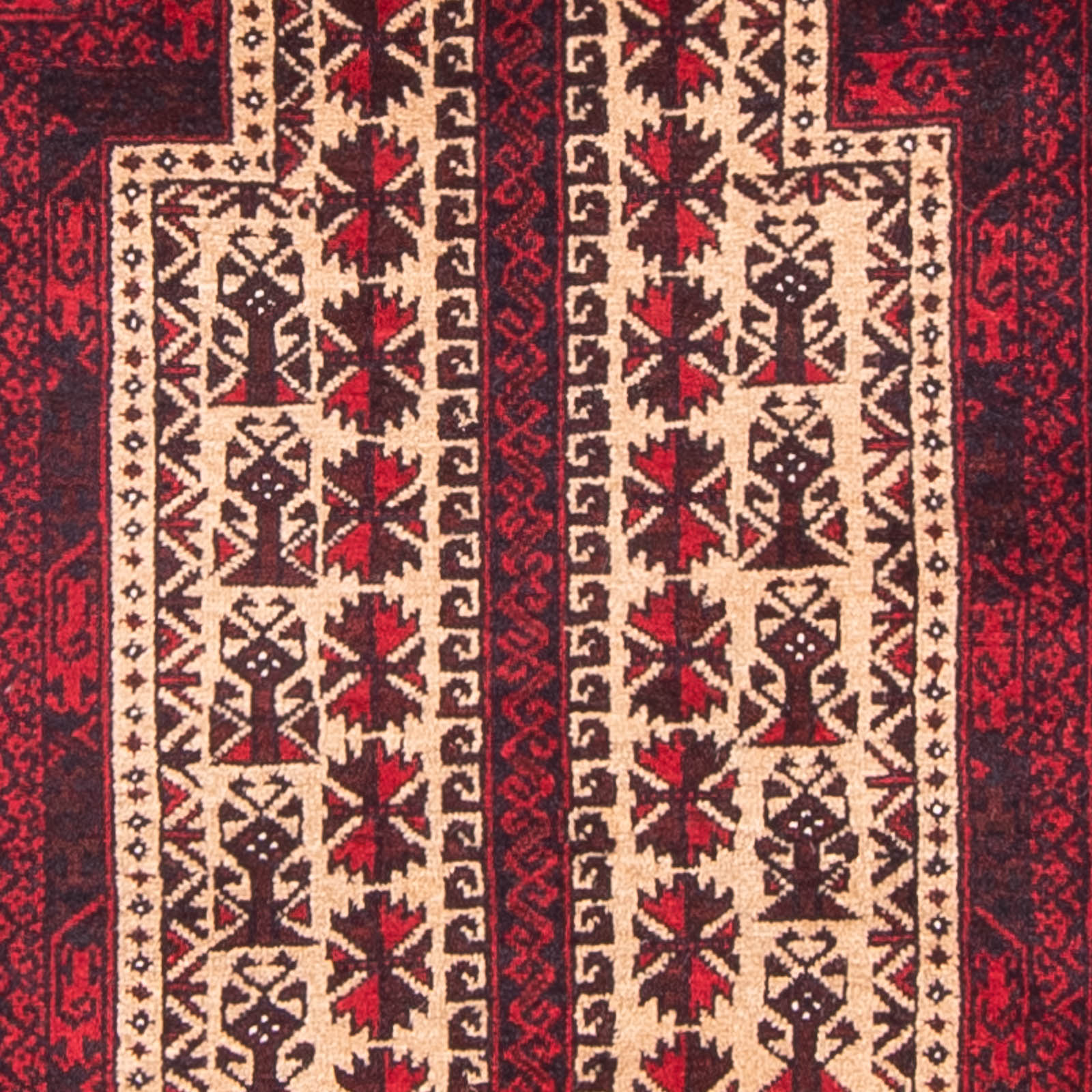 Tapis Belutsch - Tapis de prière - 154 x 93 cm - beige