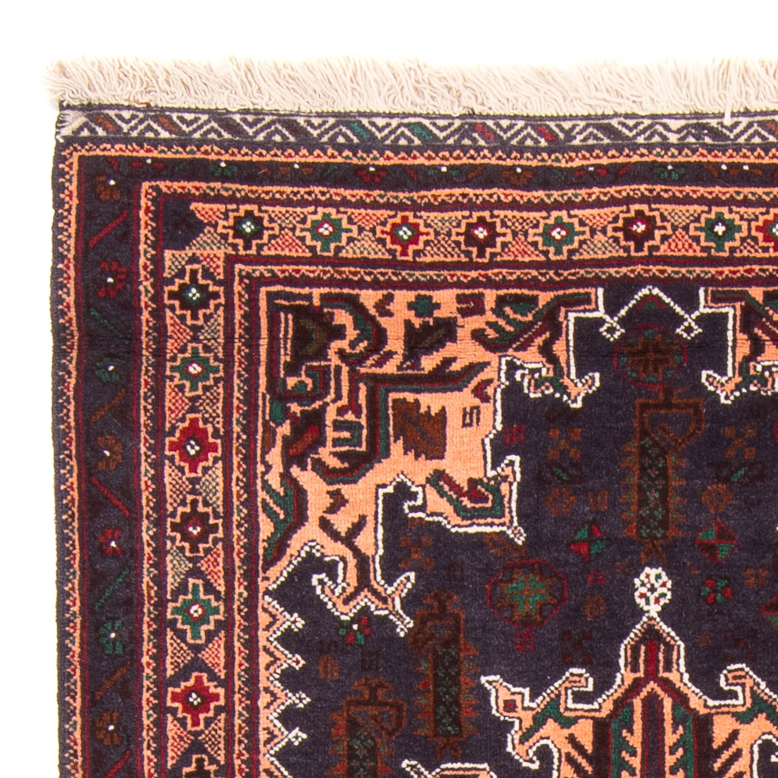 Tapis Belutsch - 150 x 89 cm - bleu foncé