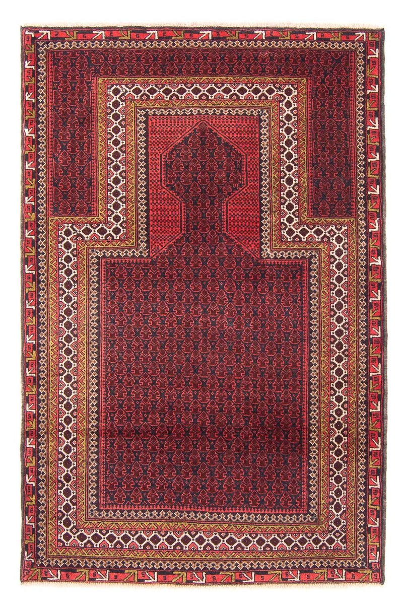 Tapis Belutsch - Tapis de prière - 140 x 91 cm - bleu foncé