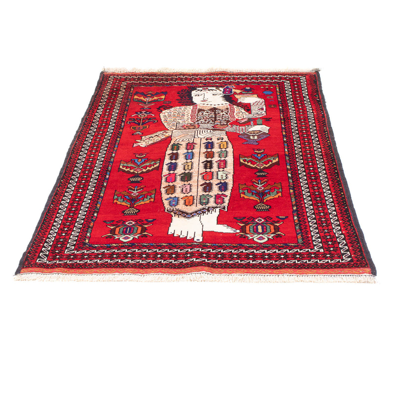 Tapis Belutsch - 145 x 92 cm - rouge