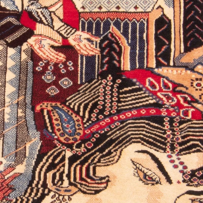 Tapis Belutsch - 124 x 89 cm - multicolore