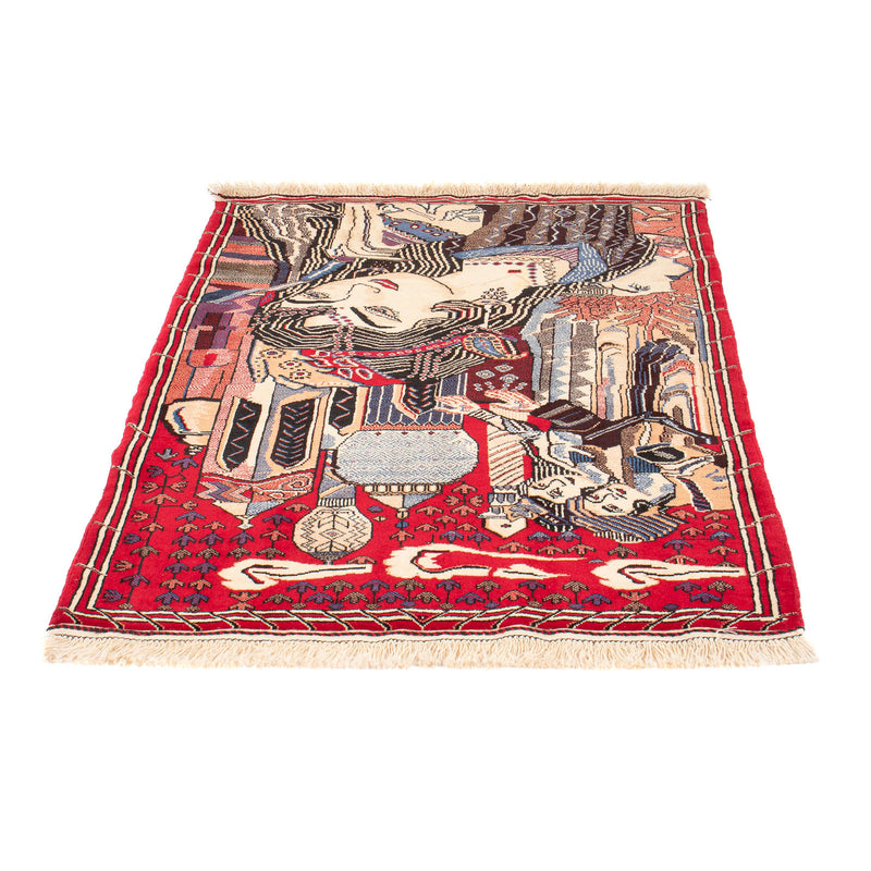 Tapis Belutsch - 124 x 89 cm - multicolore