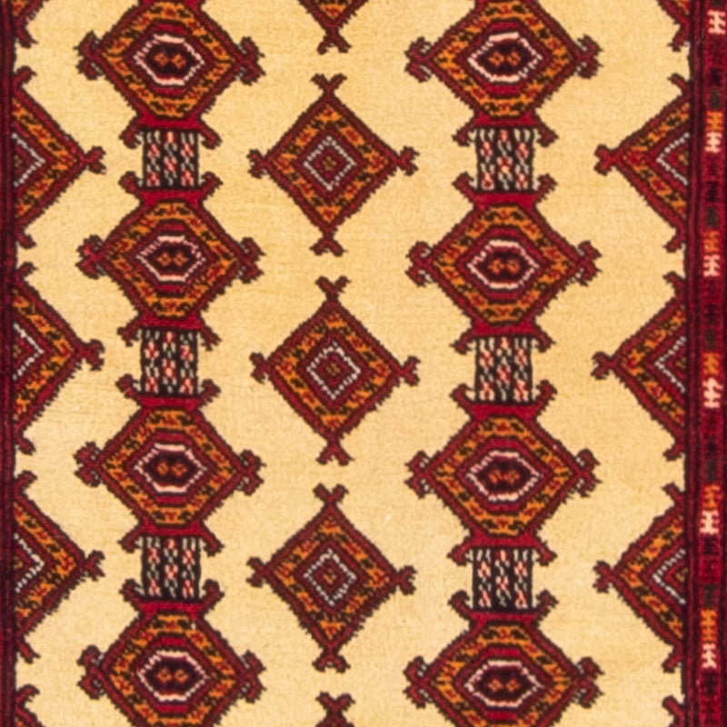 Tapis de couloir Tapis Turkaman - 305 x 85 cm - beige