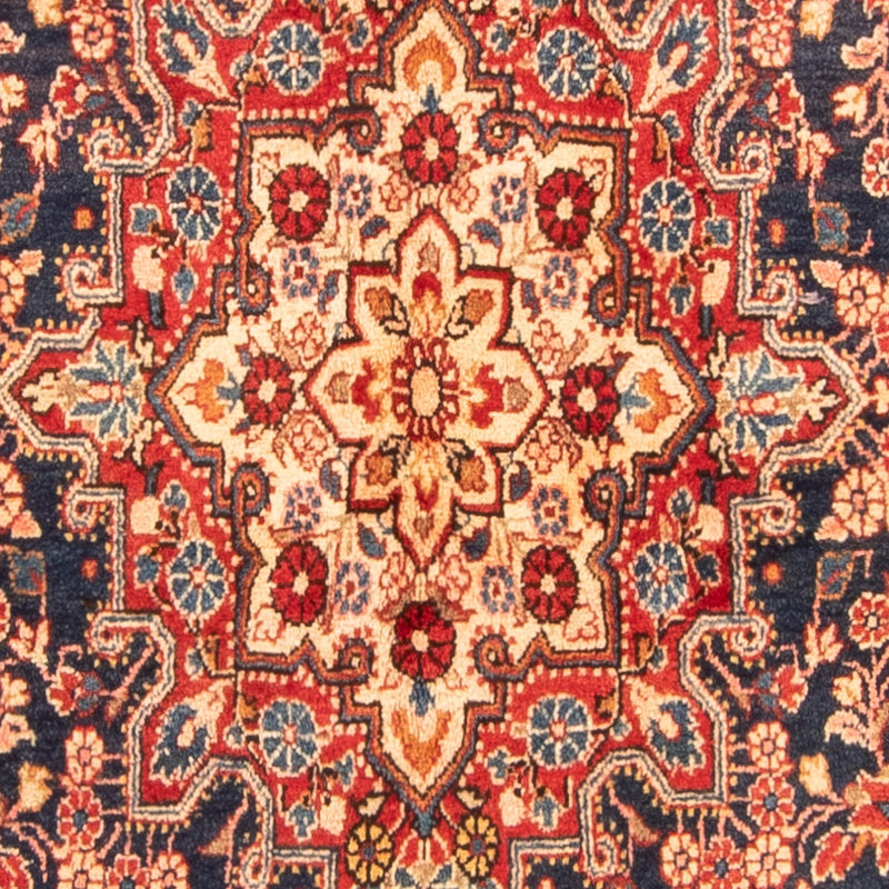Tapis persan - Nomadic - 264 x 134 cm - bleu foncé
