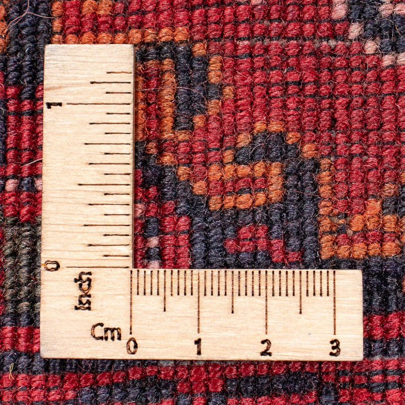 Tapis afghan - 293 x 202 cm - rouge