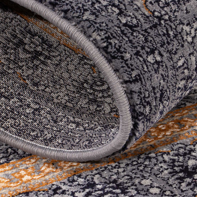 Tapis oriental tissé - 150 x 100 cm - gris