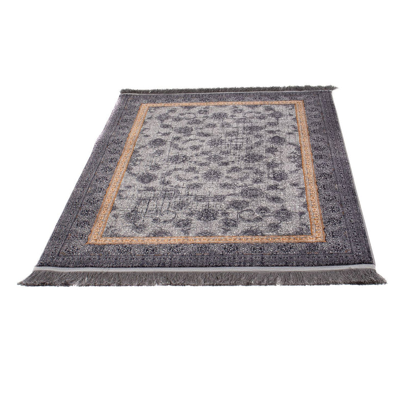 Tapis oriental tissé - 150 x 100 cm - gris