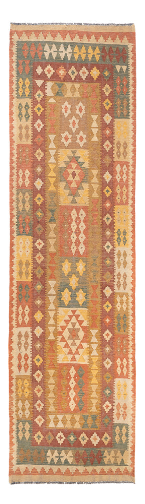 Tapis de couloir Tapis Kelim - Splash - 315 x 95 cm - multicolore