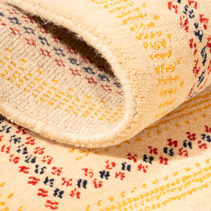Tapis Gabbeh - Loribaft Softy - 90 x 60 cm - beige