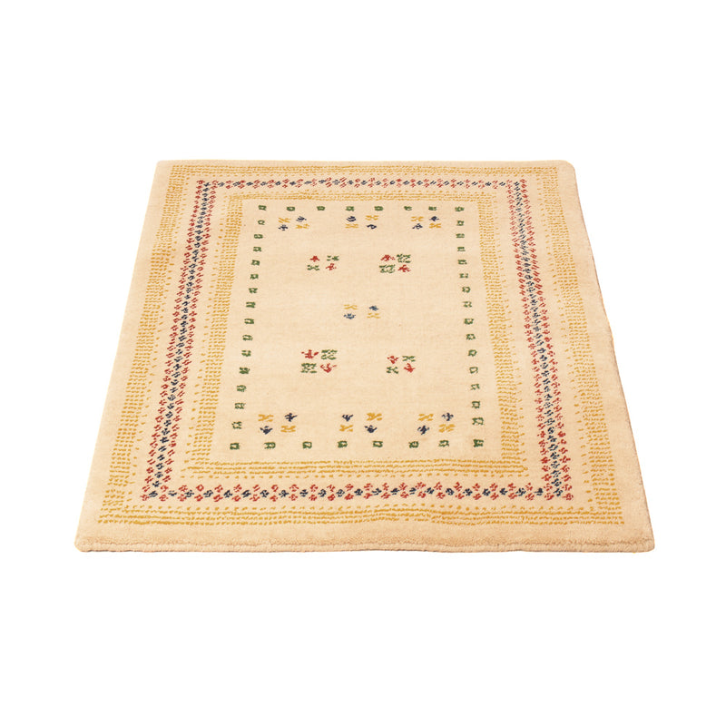 Tapis Gabbeh - Loribaft Softy - 90 x 60 cm - beige