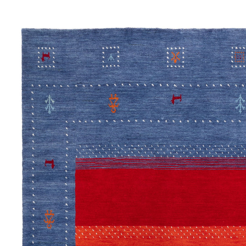 Tapis Gabbeh - Loribaft Softy - 240 x 170 cm - bleu