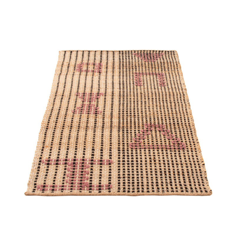 Tapis en sisal - 90 x 60 cm - beige foncé