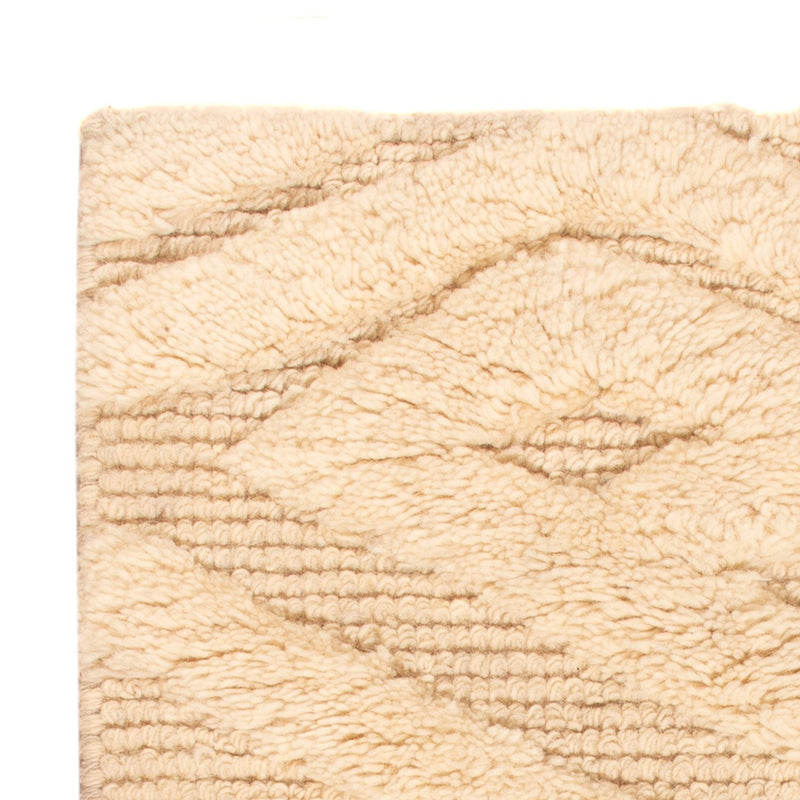 Tapis en laine - 90 x 60 cm - beige clair