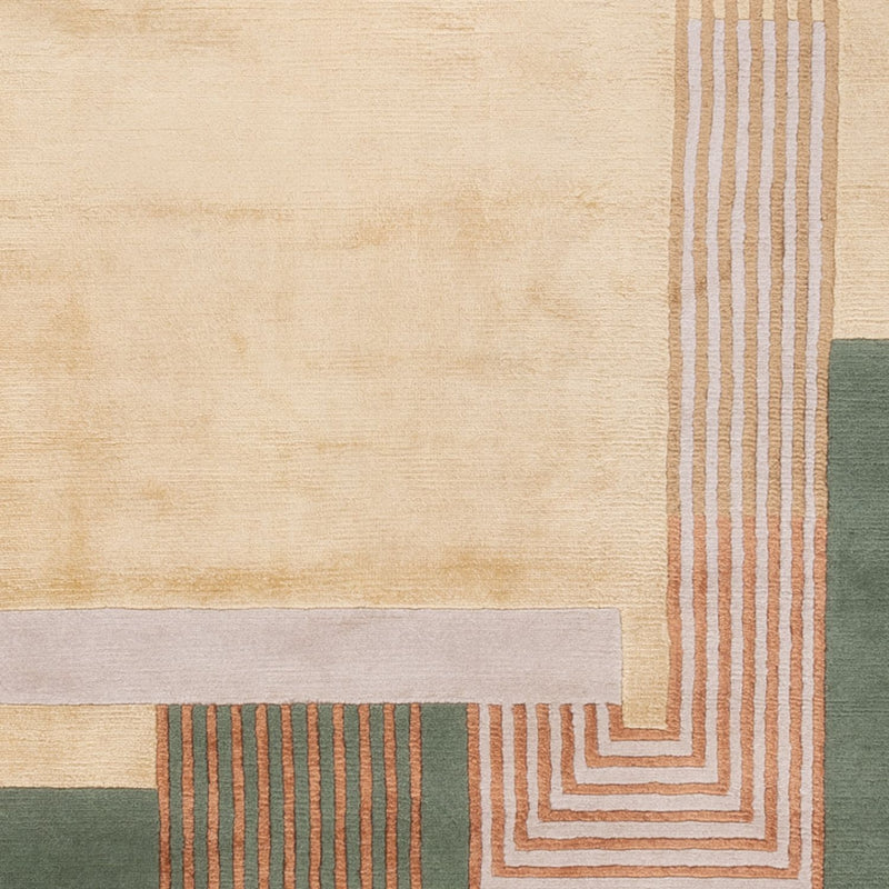 Tapis design - 243 x 167 cm - vert