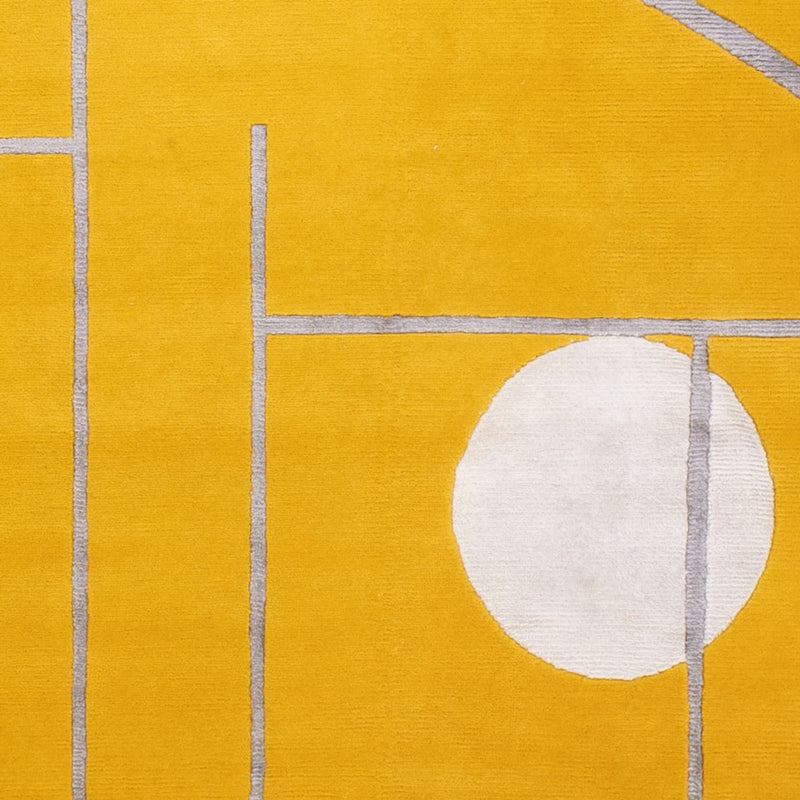 Tapis design - 242 x 171 cm - or
