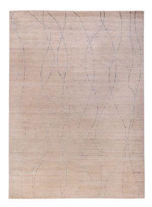 Designer Teppich - 236 x 176 cm - beige