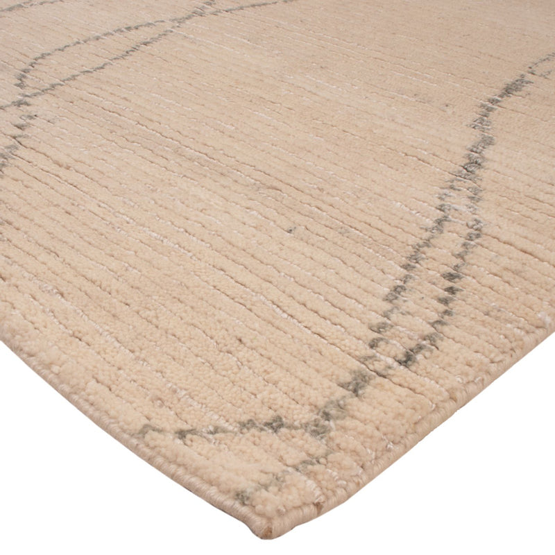 Designer Teppich - 236 x 176 cm - beige