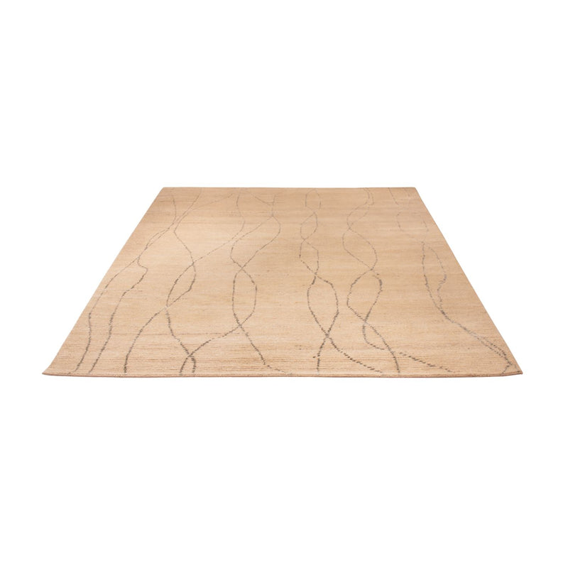 Designer Teppich - 236 x 176 cm - beige