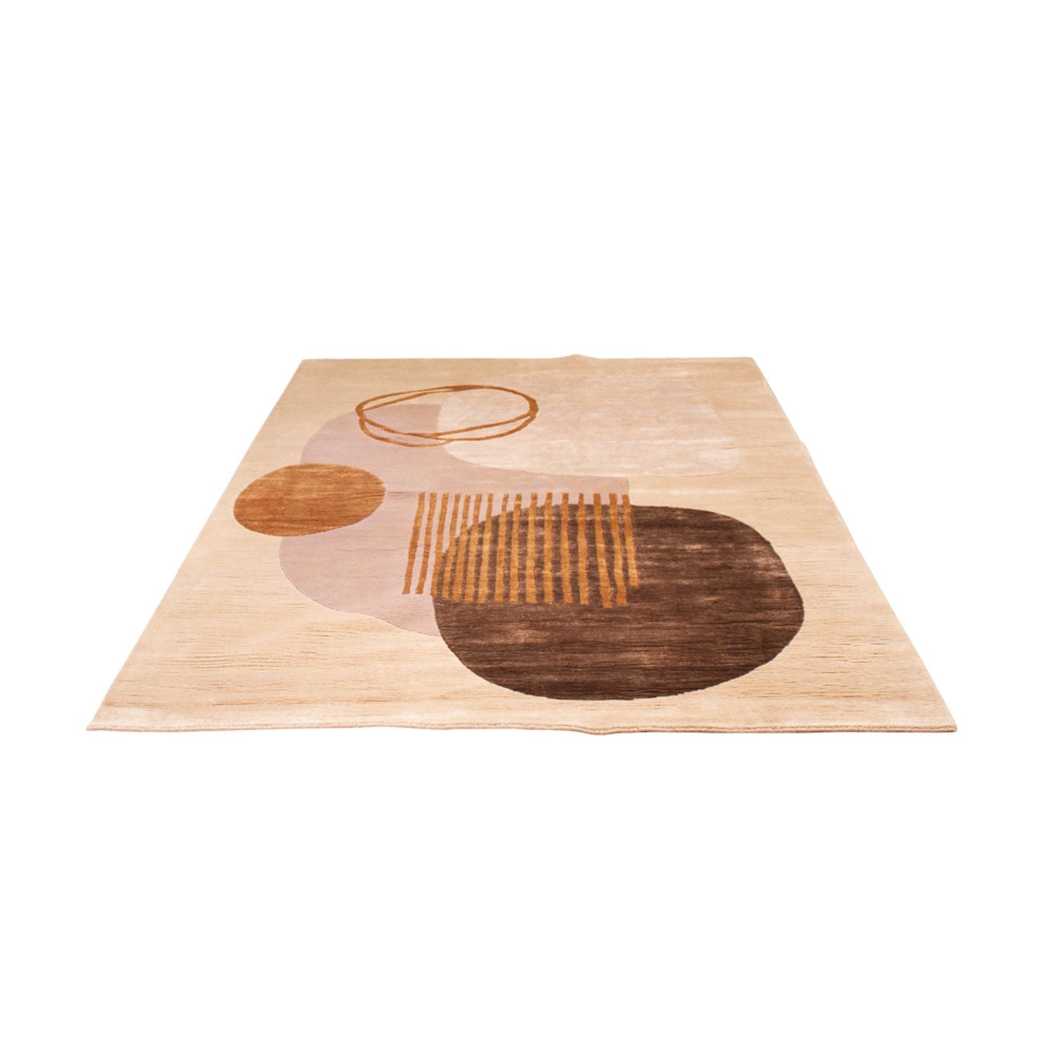 Tapis design - 241 x 166 cm - beige