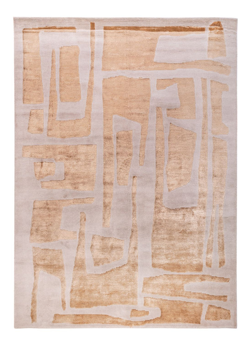 Designer Teppich - 240 x 176 cm - beige