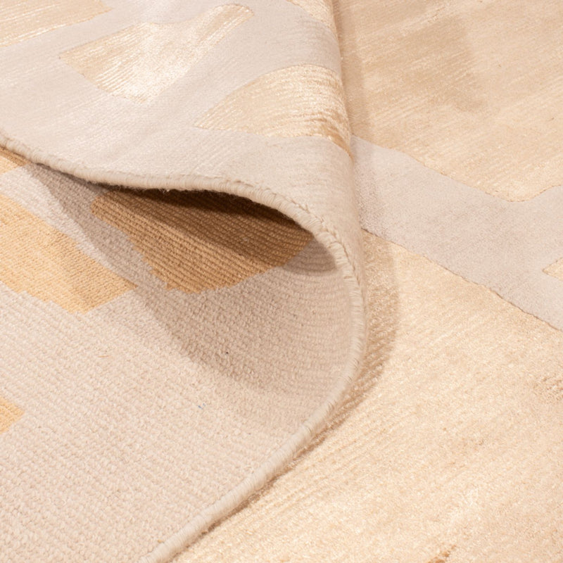 Designer Teppich - 240 x 176 cm - beige