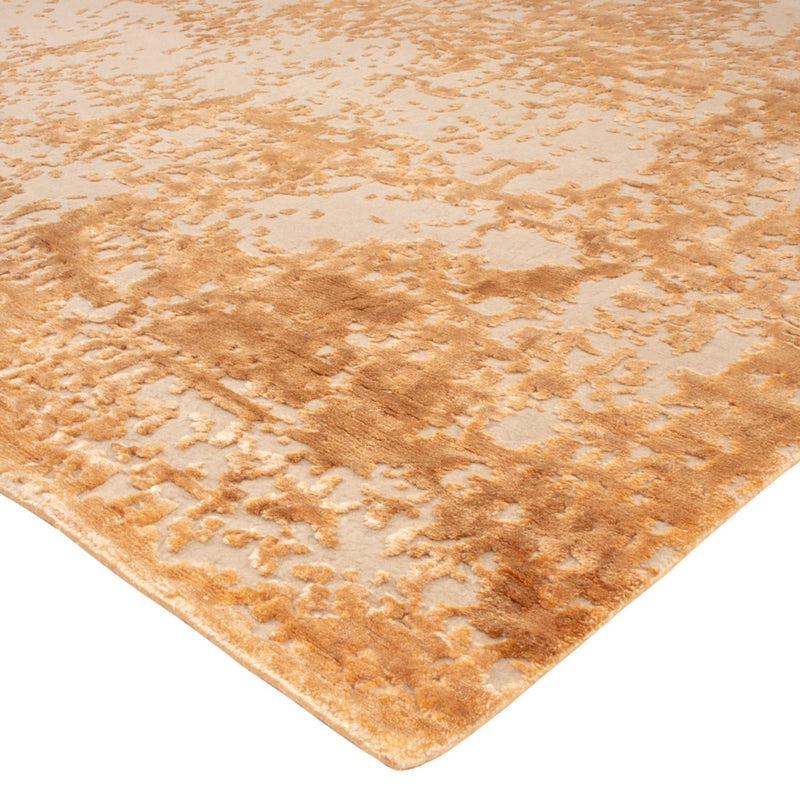 Designer Teppich - 246 x 171 cm - gold