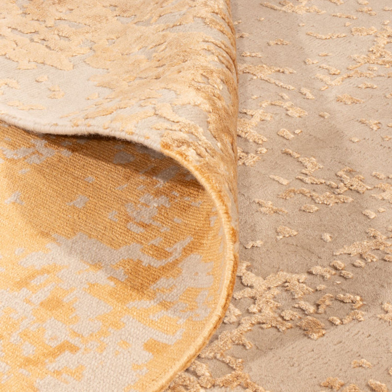 Designer Teppich - 246 x 171 cm - gold