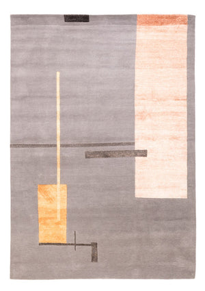 Designer Teppich - 247 x 174 cm - grau