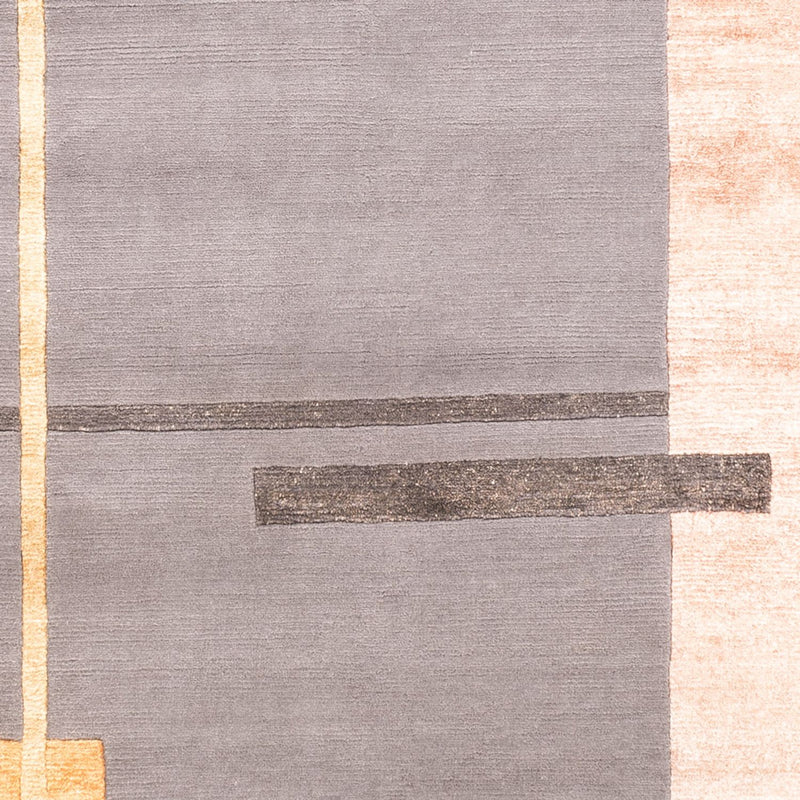 Designer Teppich - 247 x 174 cm - grau