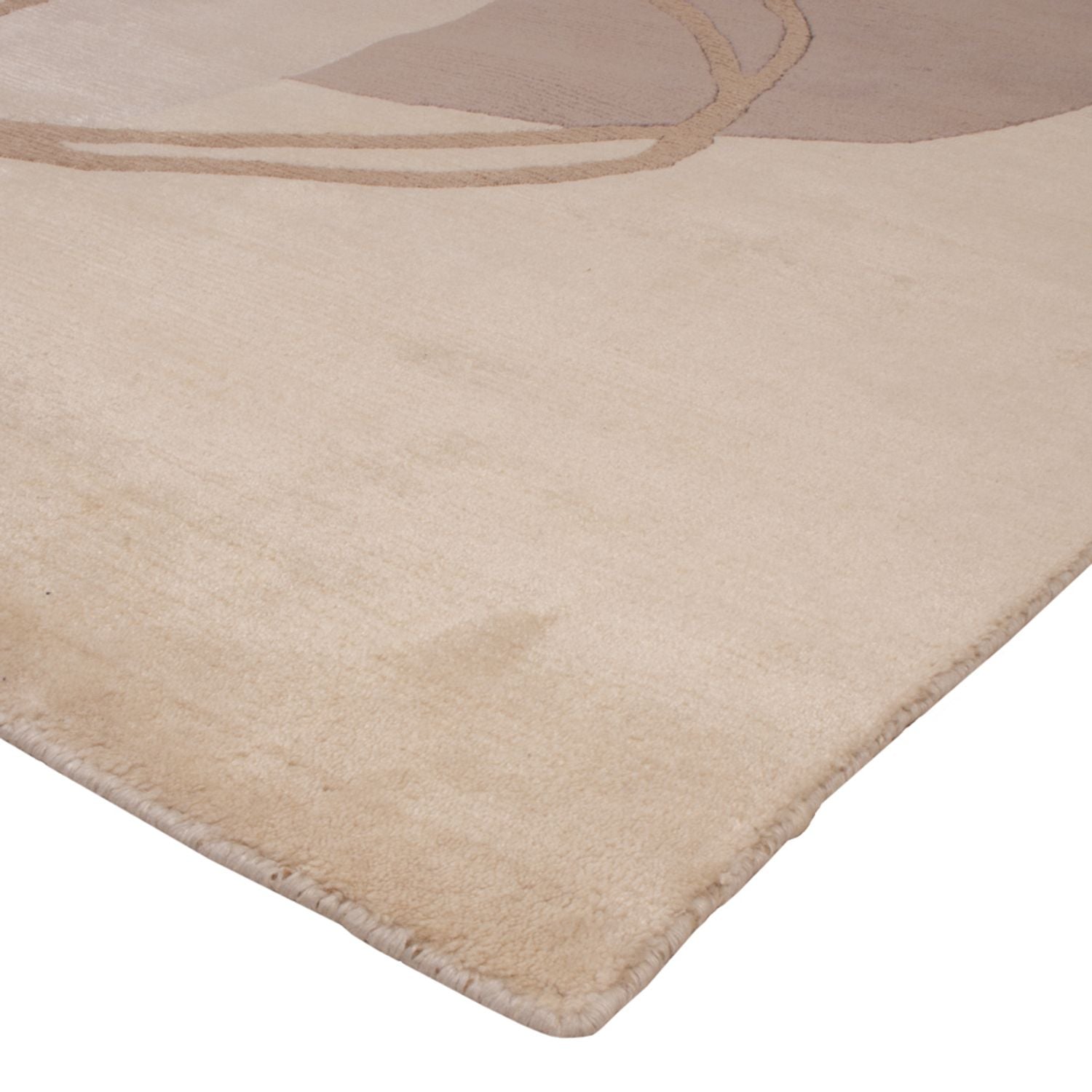 Designer Teppich - 244 x 164 cm - silber