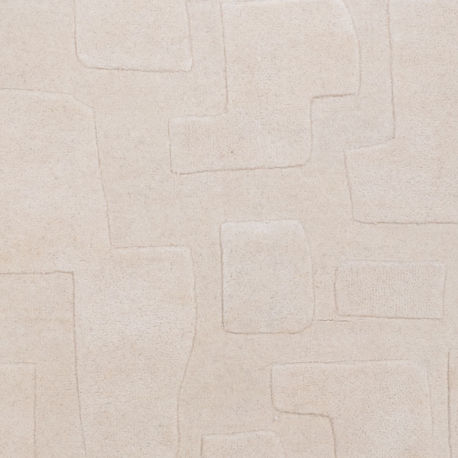 Designer Teppich - 200 x 140 cm - beige