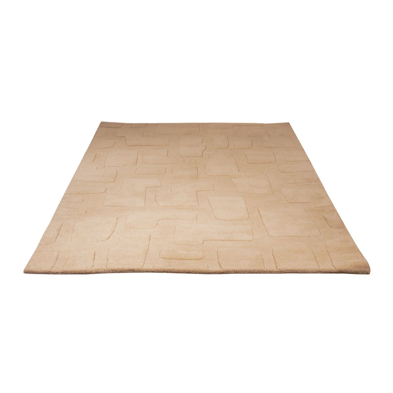 Designer Teppich - 200 x 140 cm - beige