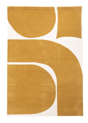 Tapis design - 200 x 140 cm - or
