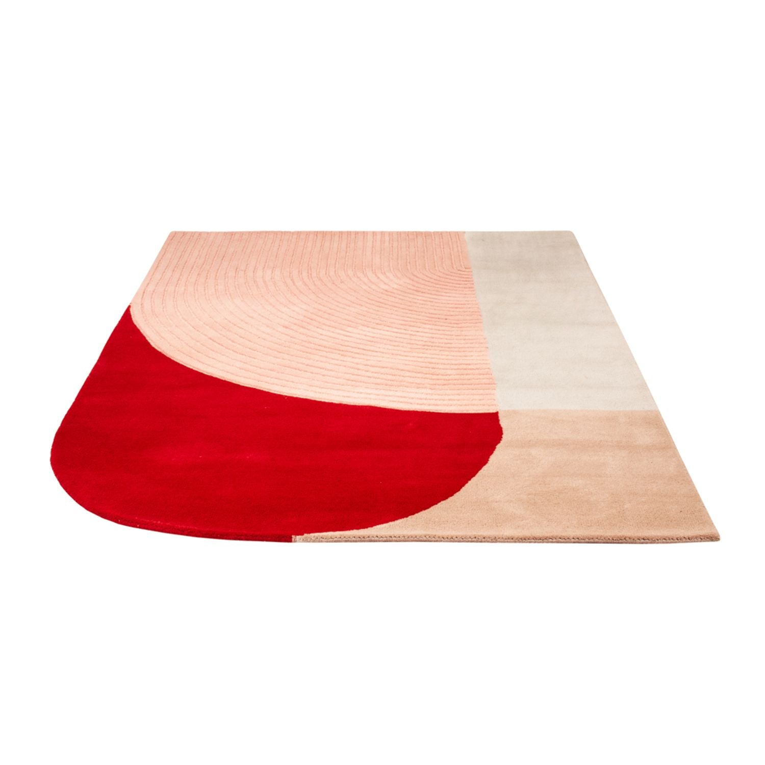 Designer Teppich - 200 x 140 cm - mehrfarbig