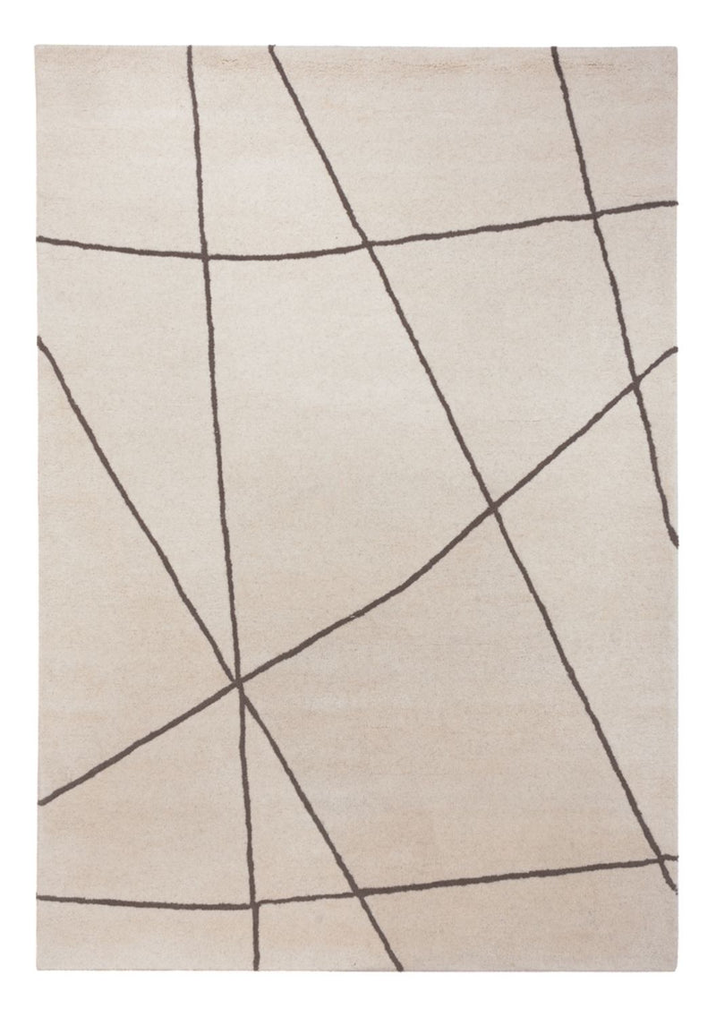 Wollteppich - 200 x 140 cm - beige