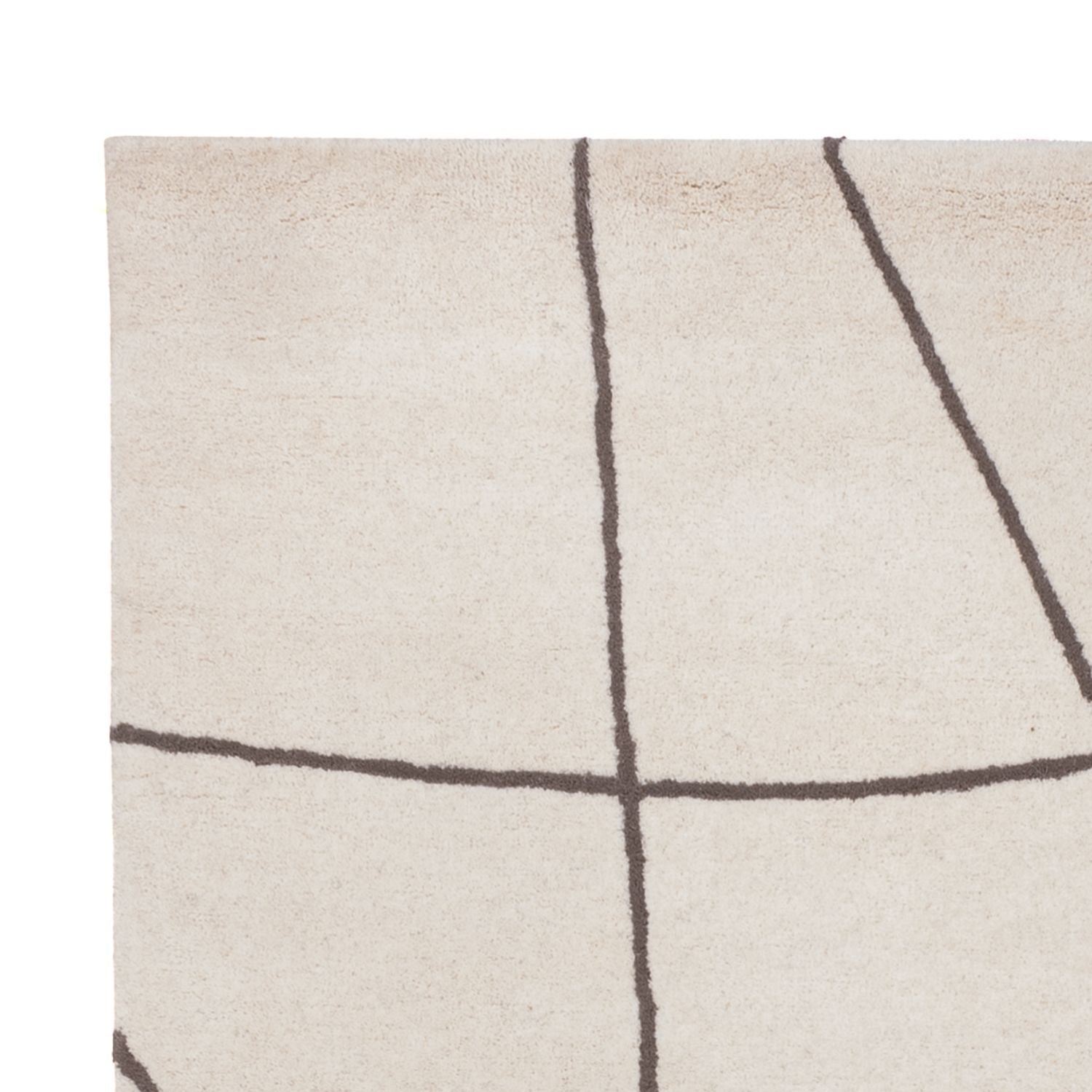 Wollteppich - 200 x 140 cm - beige