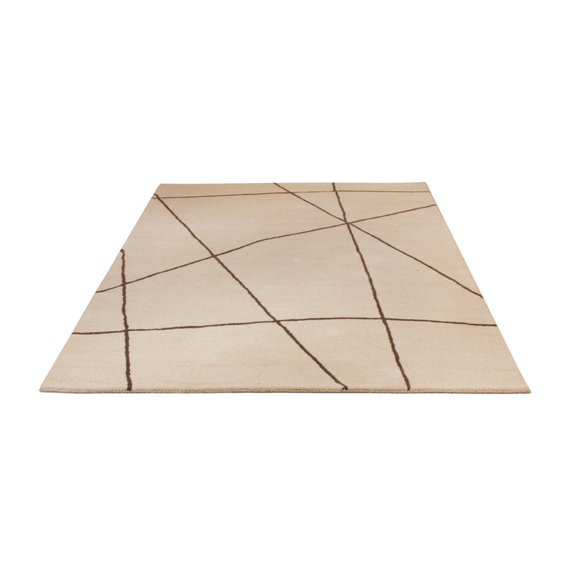 Wollteppich - 200 x 140 cm - beige