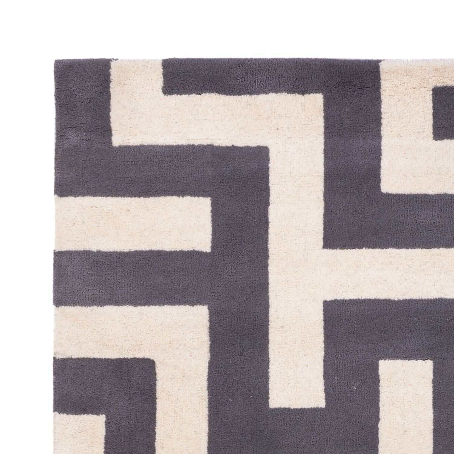 Designer Teppich - 200 x 140 cm - grau
