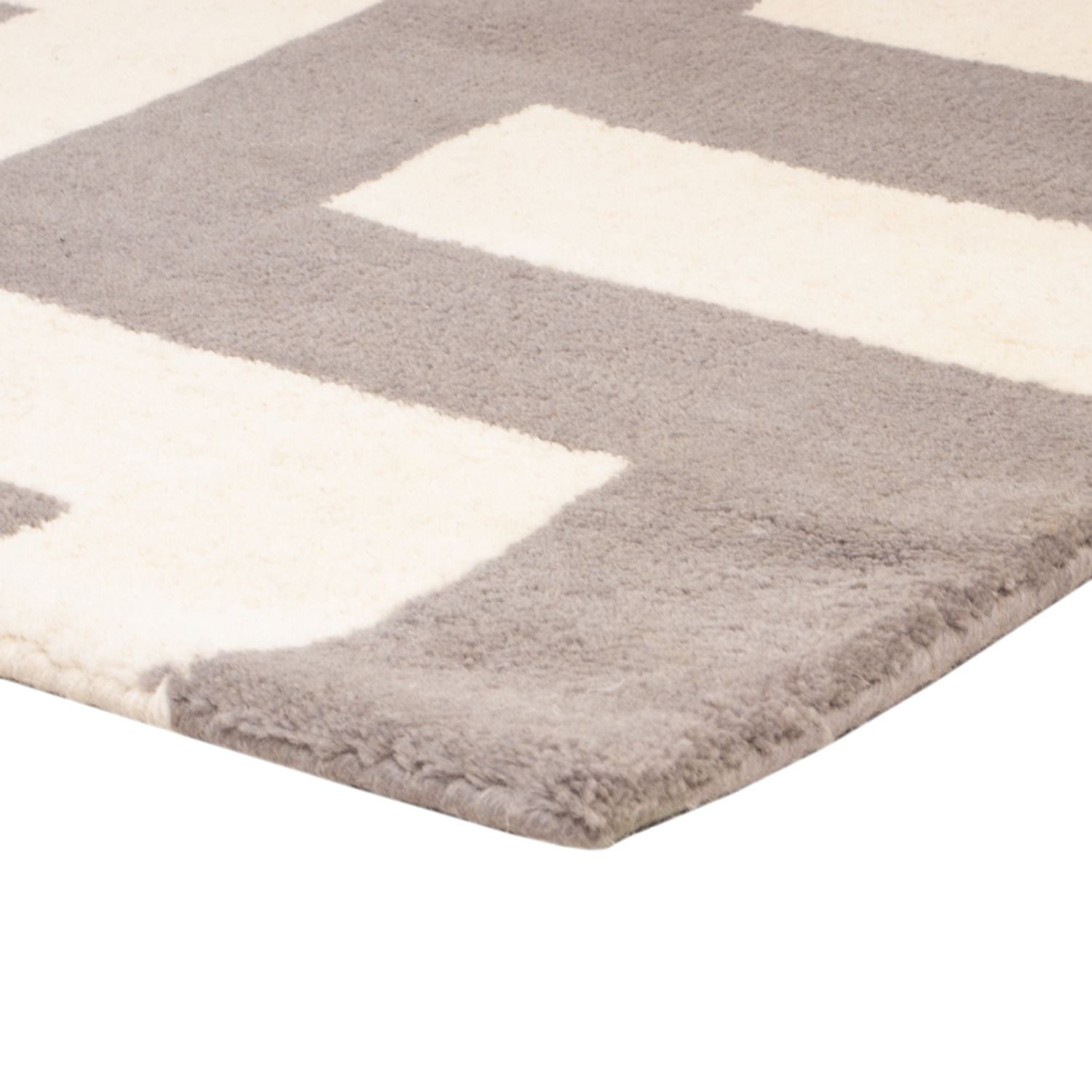 Designer Teppich - 200 x 140 cm - grau