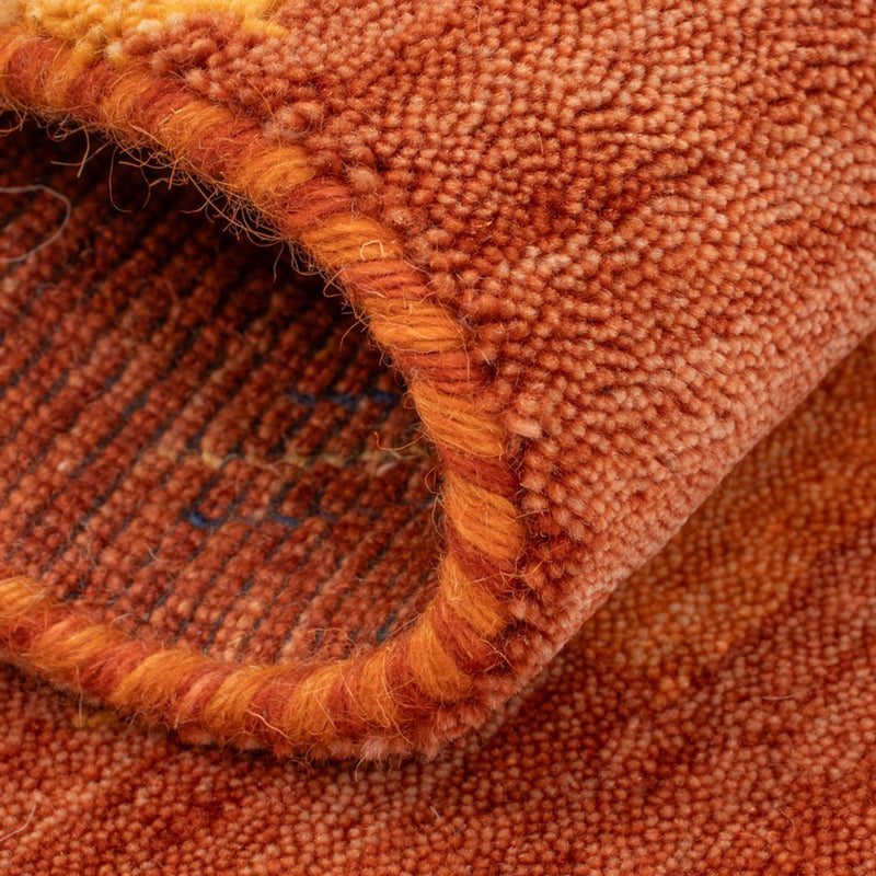 Gabbeh Teppich - Softy - 90 x 60 cm - rost
