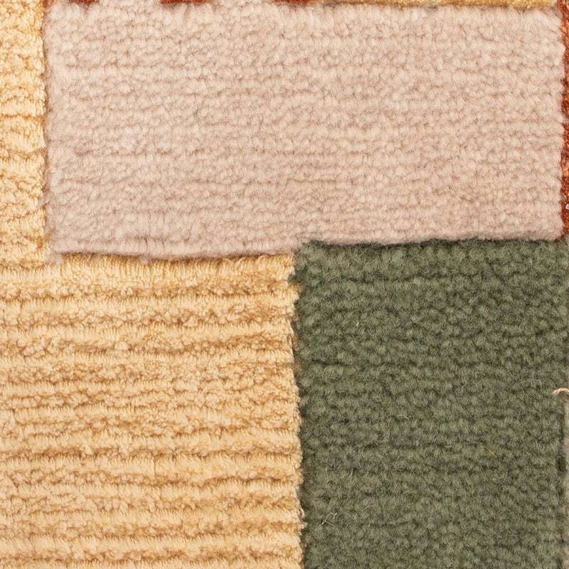 Tapis design carré  - 30 x 30 cm - vert