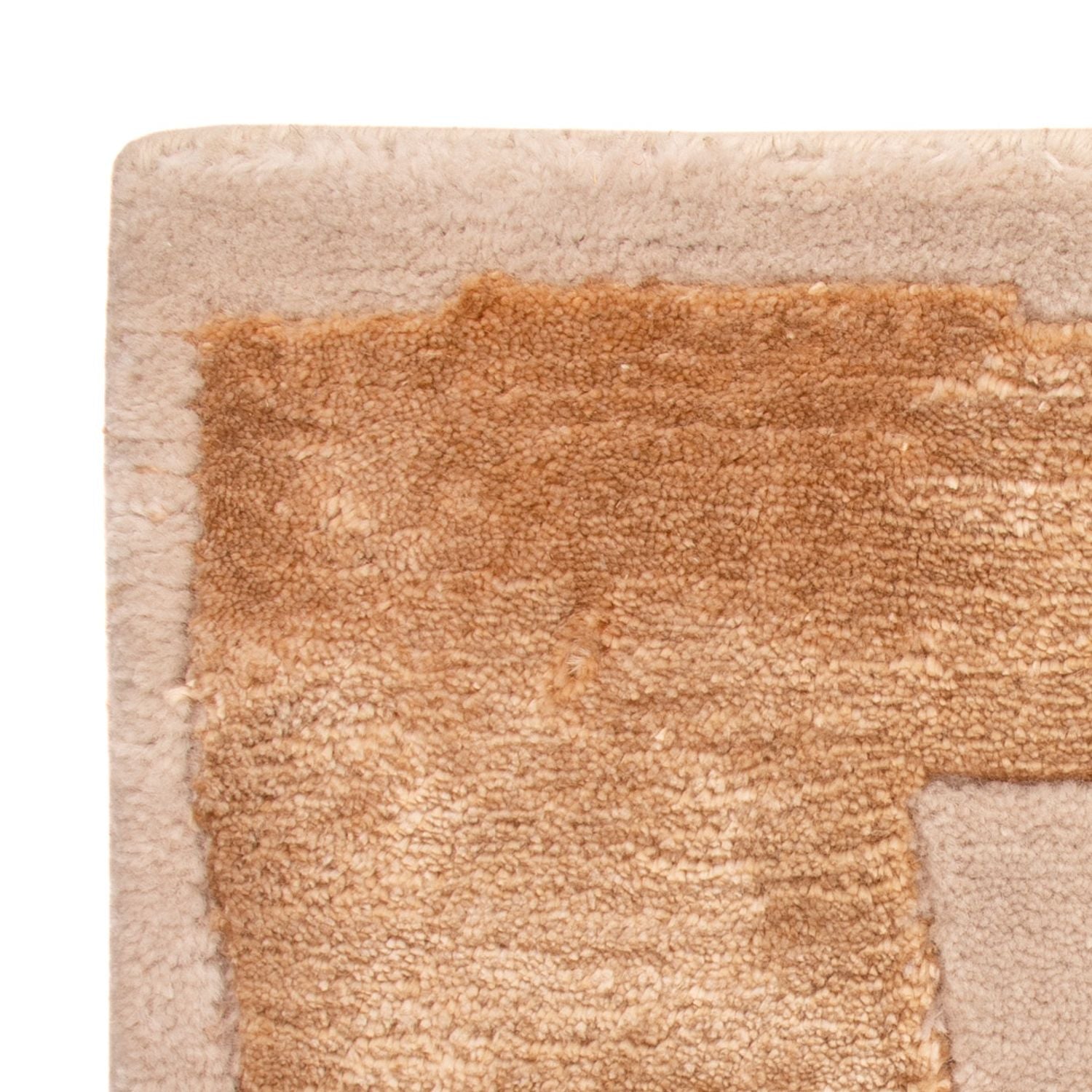 Designer Teppich quadratisch  - 30 x 30 cm - scala-gold