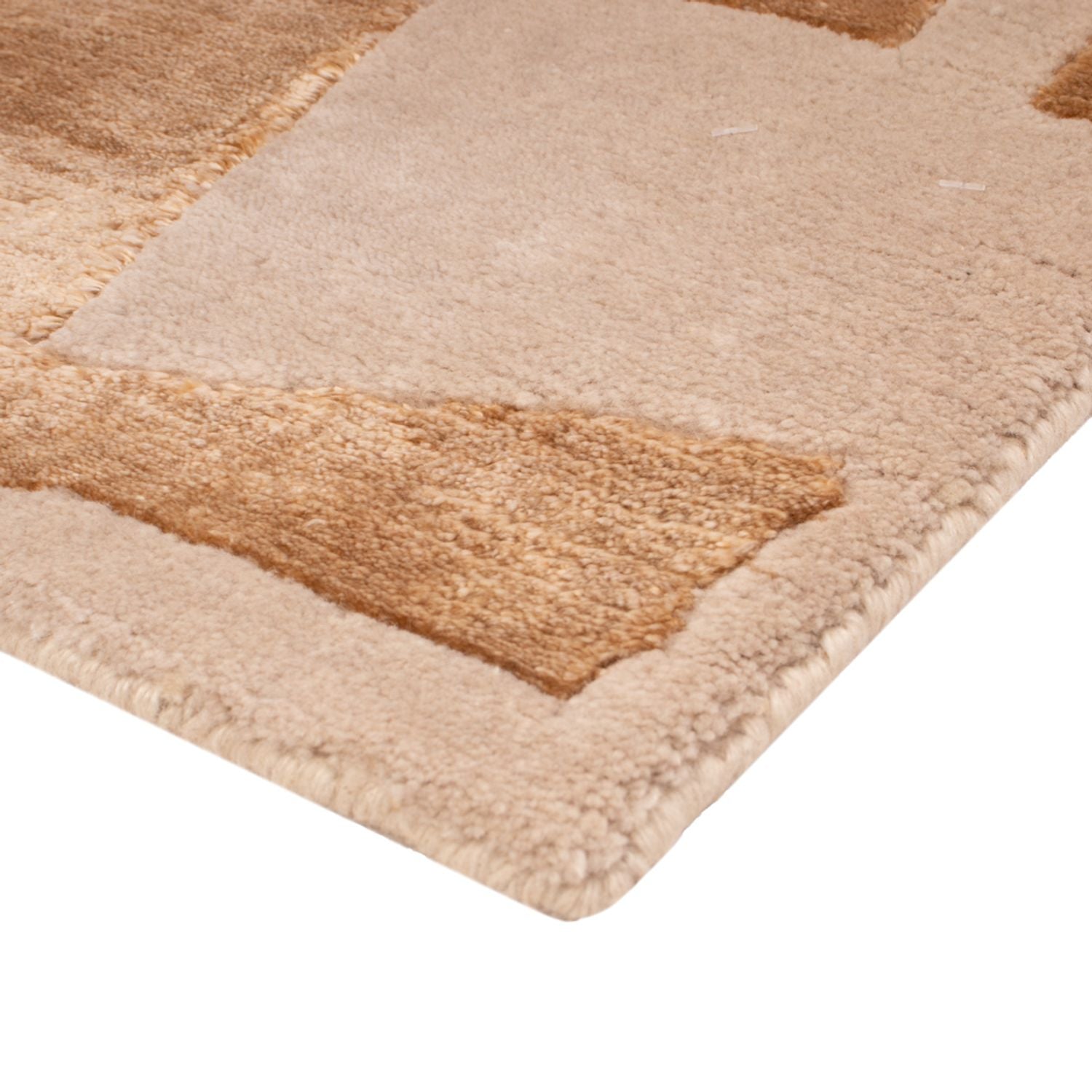 Designer Teppich quadratisch  - 30 x 30 cm - scala-gold